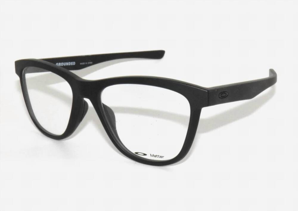 NEW OAKLEY unisex grounded eyeglasses in satin black